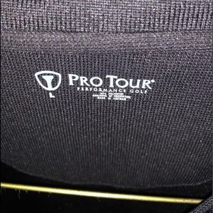 Men’s black pro your polo shirt